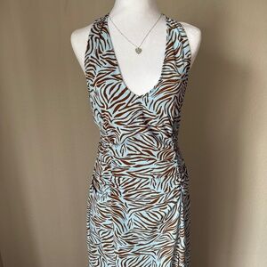 Zara animal print dress
